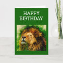 Recherche de lions sauvages vœux cartes Africain