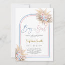 Recherche de boho gender reveal invitations Bleu ou rose