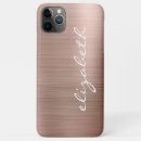 Recherche de rose chic iphone coques Métal brossé