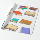 Recherche de motif de livres papier cadeau Bibliothèque