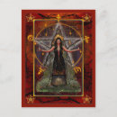 Recherche de sorcière en rouge cartes postales Pour tous