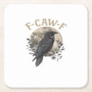 Recherche de corbeau dessous de verres Oiseau noir