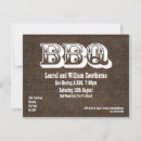 Recherche de bbq horizontales 11x14 invitations Biscuit