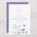 Recherche de lavender mariage invitations Monogramme