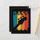 Recherche de guitare basse cartes postales Musicien
