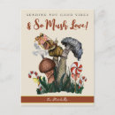 Recherche de champignon magique cartes postales Mignon