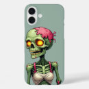 Recherche de monstre vert iphone coques Halloween