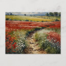 Recherche de fleurs rouges blanches cartes postales Hiver