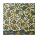 Recherche de fleurs stylisées carreaux Vintage