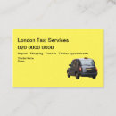 Recherche de londres cartes visite Taxi