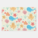 Recherche de poulpe papier cadeau Baleine