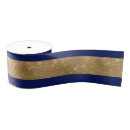 Recherche de bleu marine et or rubans Emballage