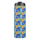 Recherche de fleurs jaunes tasses Motif aquarelle
