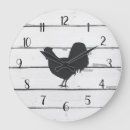 Recherche de coq noir horloges Style de ferme