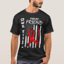 Recherche de heart disease tshirts Drapeau