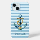 Recherche de rayures de marin iphone coques Ancre