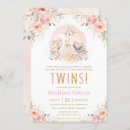 Recherche de for twin baby shower Rose et or