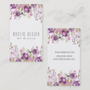 Recherche de fleurs de lavande cartes visite Aquarelle