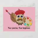 Recherche de palette de peinture cartes postales Artiste