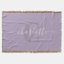 Recherche de rose couvertures plaids Monogramme