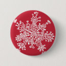 Recherche de flocons de neige badges Blanc