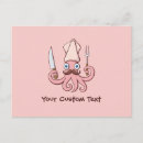 Recherche de calmar cartes postales Calamar