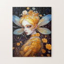 Recherche de fleur jaune puzzles Fée