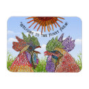 Recherche de poussin refrigérateur magnets Poulet