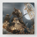 Recherche de homme dans la lune horloges Imaginaire