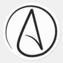 Recherche de le penseur autocollants Athée