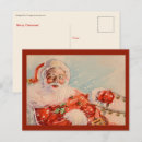 Recherche de anciennes postales cartes fêtes annuelles Santa claus