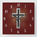 Recherche de crucifix horloges Religieux