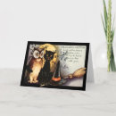 Recherche de hibou vintage vœux cartes Chat noir