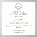 Recherche de employé du mois Typographie