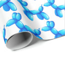 Recherche de motif de caniche papier cadeau Bleu