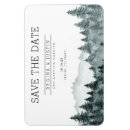 Recherche de watercolor magnete Save the date