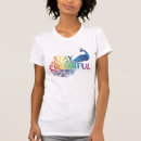 Recherche de plumes paon tshirts Coloré