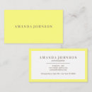Recherche de jaune pâle cartes visite Moderne