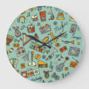 Recherche de instruments de musique horloges Illustration