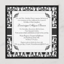 Recherche de remous de noir invitations Partie