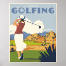 Recherche de golf posters femme