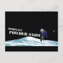 Recherche de skieurs cartes postales Snowboard