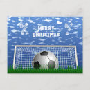 Recherche de noël football cartes postales Sports