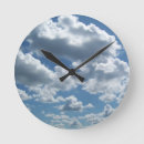 Recherche de murale de nuage horloges Blanc