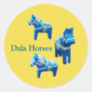 Recherche de cheval bleu autocollants Dala