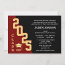 Recherche de red graduation invitations Grand parti