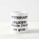 Recherche de médecine vétérinaire tasses Humour