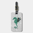 Recherche de hippocampe bagages étiquettes Animaux