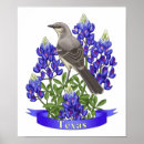 Recherche de symbole du texas posters Bleu