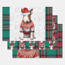 Recherche de grossier papier cadeau Bull terrier